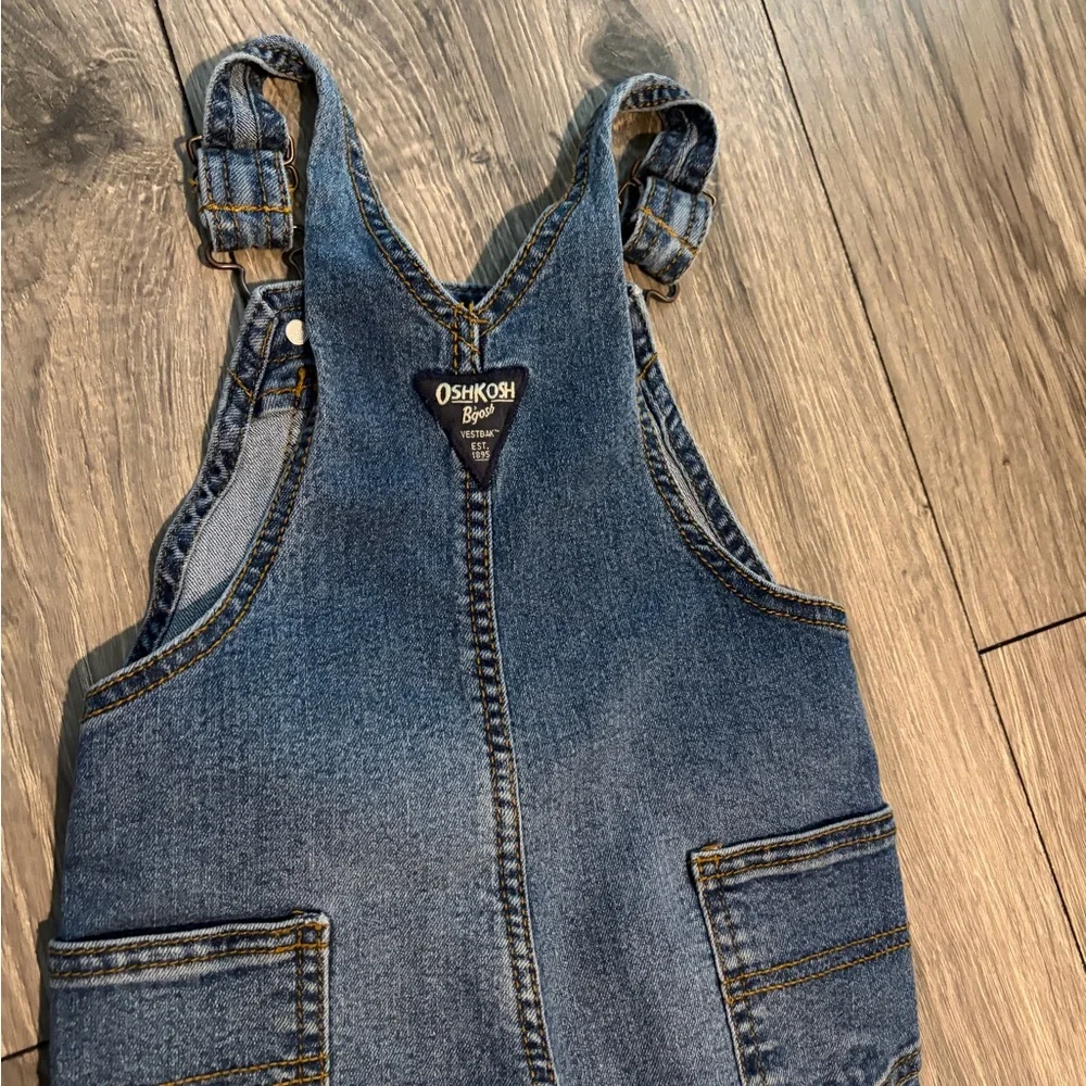 OshKosh B'gosh Dark Blue Denim Kids Overalls